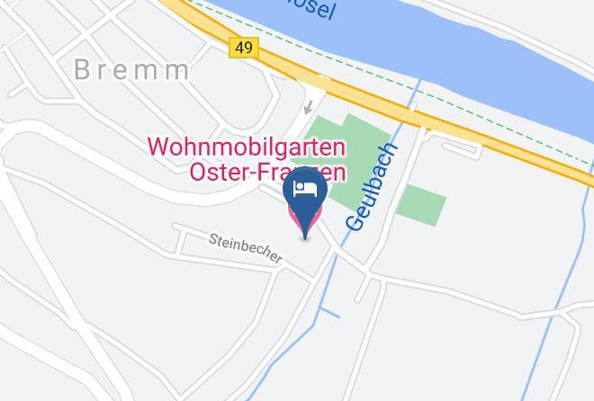 Cochem Zell - Wohnmobilgarten Oster Franzen Maps