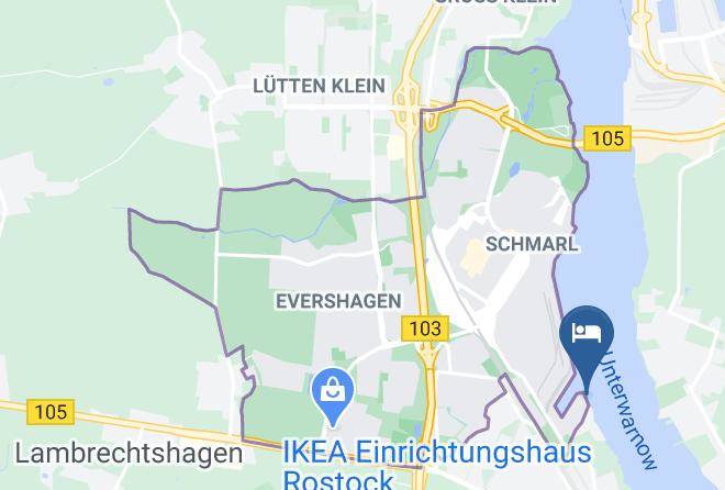 Rostock - Wohnschiffe Severa Maps