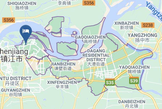 Zhenjiang - Wojia Hotel Maps