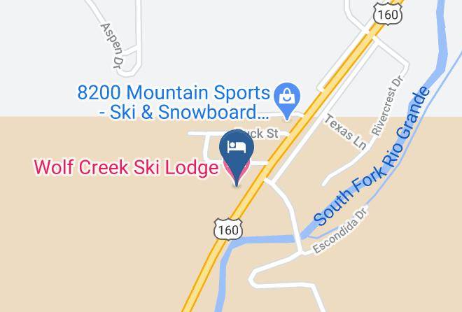 Rio Grande - Wolf Creek Ski Lodge Maps