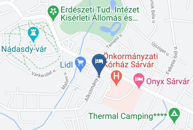 Sarvar - Wolf Hotel Restaurant Maps