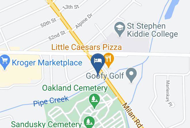 Erie - Wolf Inn Hotel Maps