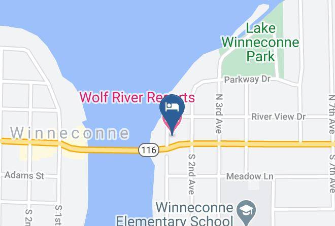 Winnebago - Wolf River Resorts Maps
