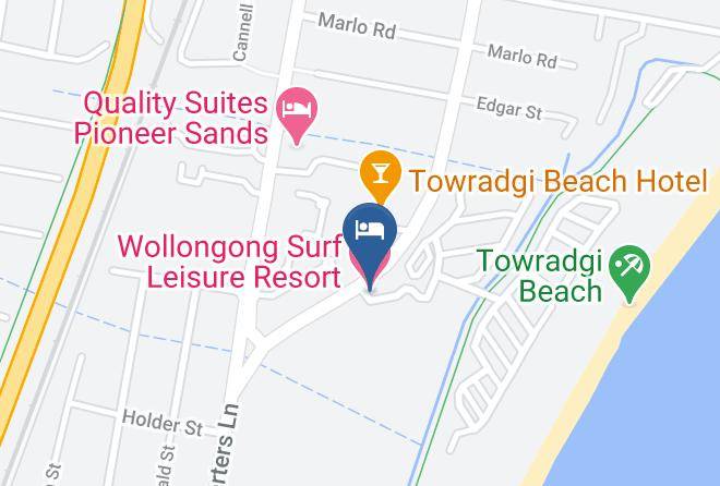 Wollongong - Wollongong Surf Leisure Resort Maps