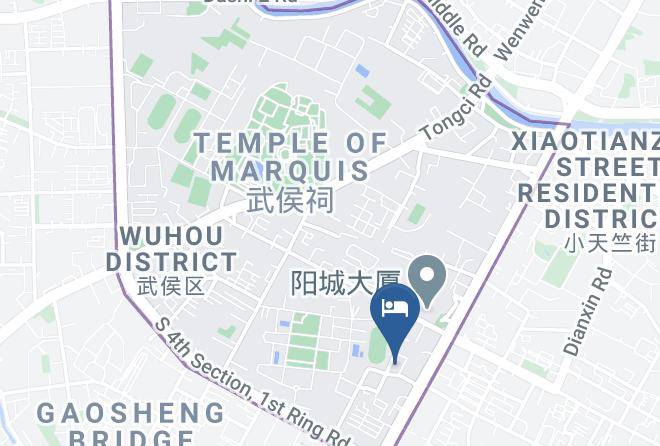 Chengdu - Women Dekezhan Maps