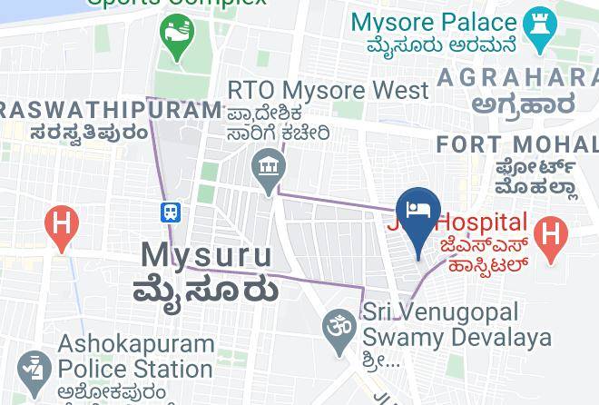 Mysore - Women's Paying Guest Maps