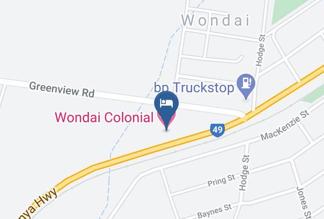South Burnett - Wondai Colonial Motel Maps
