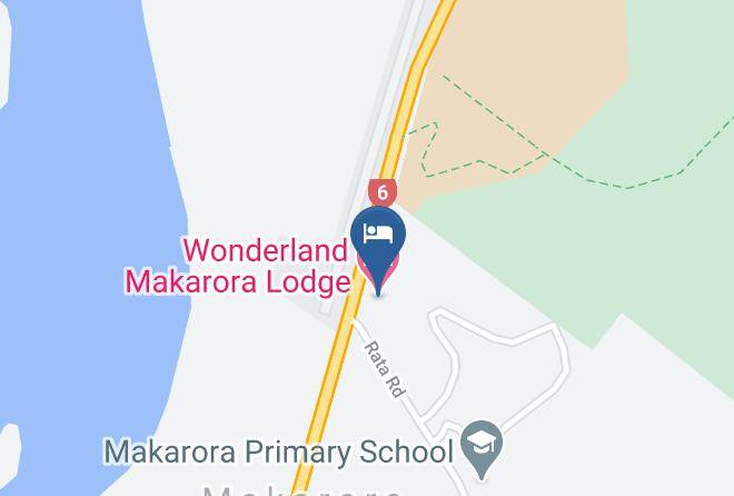 Queenstown Lakes - Wonderland Makarora Lodge Maps