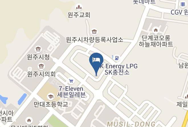 Wonjusi - Wonju Hotel K Maps