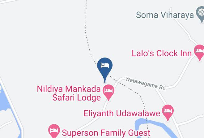 Wooden Hut By The River Map