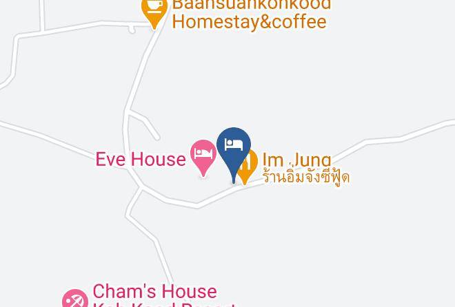 Amphoe Ko Kut - Wooden Hut Kohkood Thailand Maps