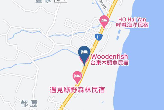 Taitungnty - Woodenfish Maps