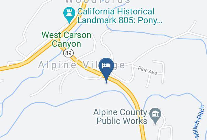 Alpine - Woodfords Inn Maps