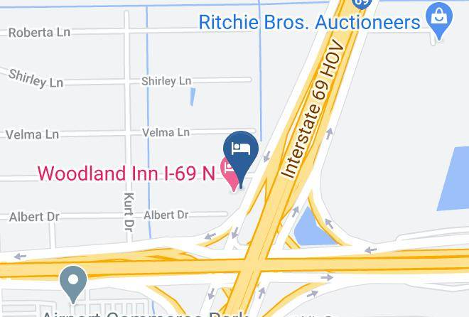 Harris - Woodland Inn I 69 N Maps