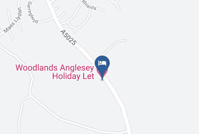 Isle Of Anglesey - Woodlands Anglesey Holiday Let Maps