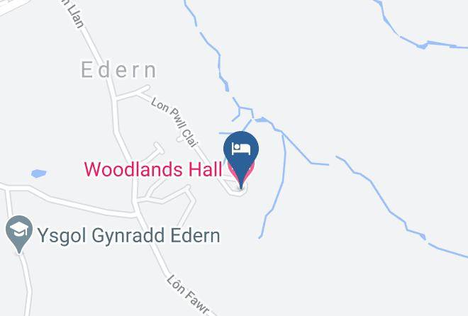 Gwynedd - Woodlands Hall Hotel Maps