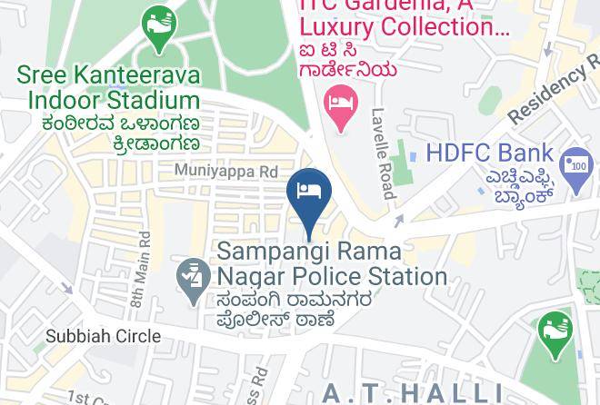 Bengaluru - Woodlands Hotel Maps