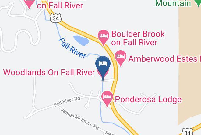 Woodlands On Fall River Map