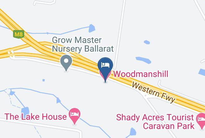 Ballarat - Woodmanshill Motel Maps