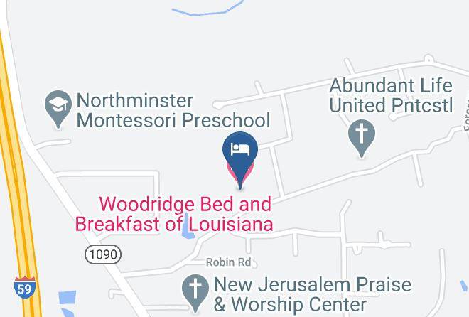 St Tammany Par - Woodridge Bed And Breakfast Of Louisiana Maps