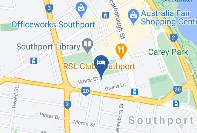 Gold Coast - Woodroffe Hotel Maps