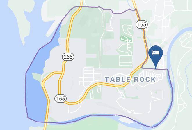 Woods Edge Cabin Branson Map
