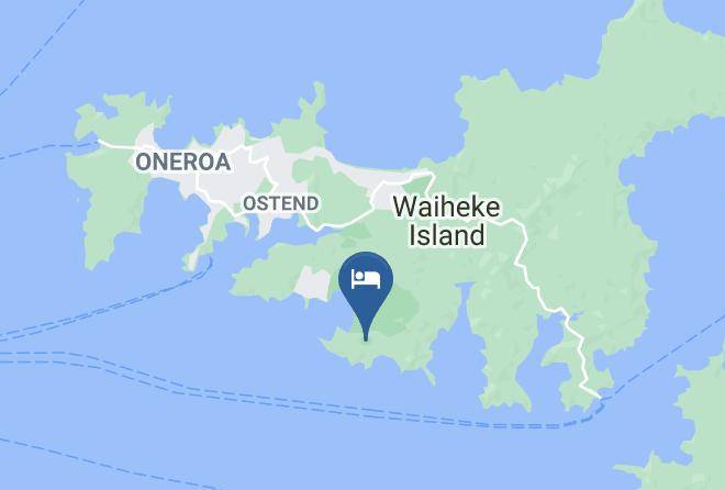 Waiheke Island - Woodside Bay Luxury Accommodation Maps
