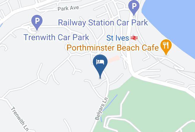 Cornwall - Woodside Hotel Maps