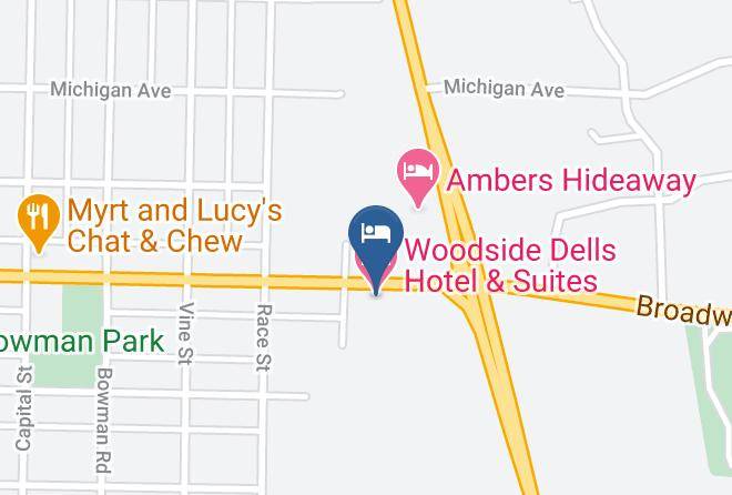 Columbia - Woodside Dells Hotel & Suites Maps