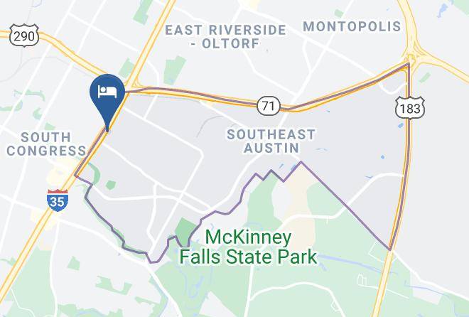 Travis - Woodspring Suites Austin South Central I-35 Maps