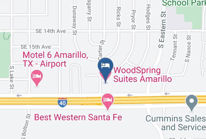 Potter - Woodspring Suites Amarillo Maps