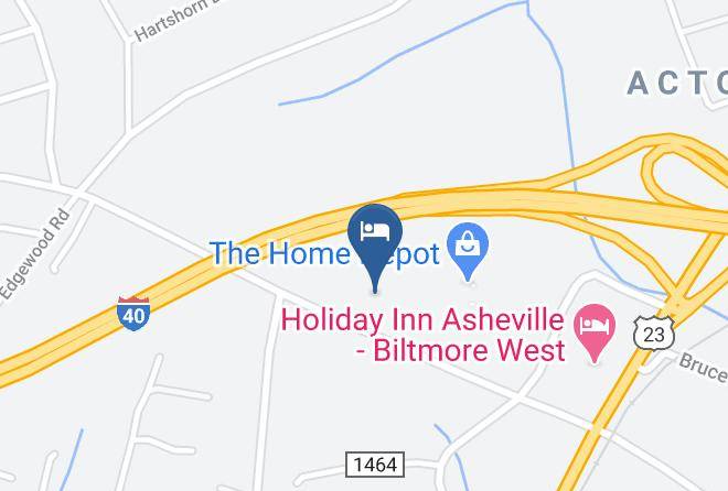 Buncombe - Woodspring Suites Asheville Maps