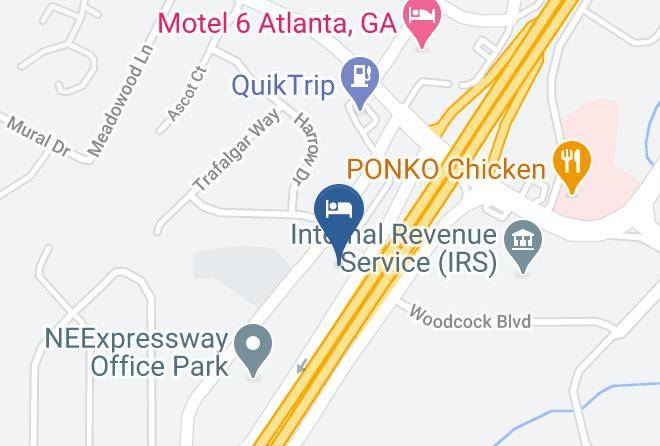 Dekalb - Woodspring Suites Atlanta Chamblee Maps