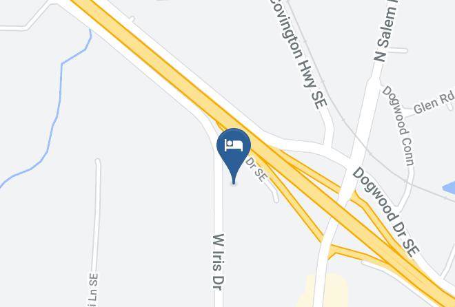 Woodspring Suites Atlanta Conyers Map