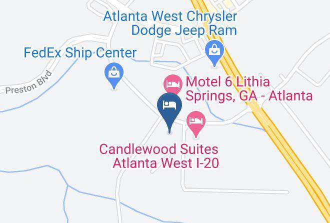 Douglas - Woodspring Suites Atlanta Lithia Springs Maps