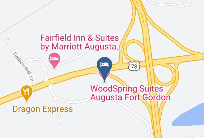 Richmond - Woodspring Suites Augusta Fort Gordon Maps