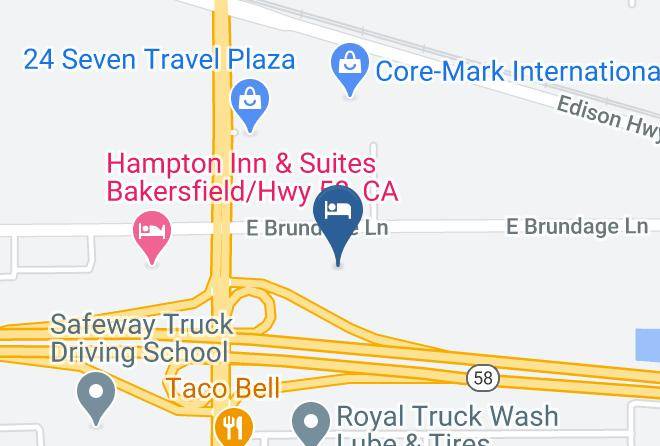Woodspring Suites Bakersfield Map