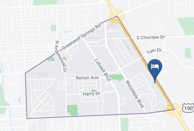 East Baton Rouge Par - Woodspring Suites Baton Rouge Maps