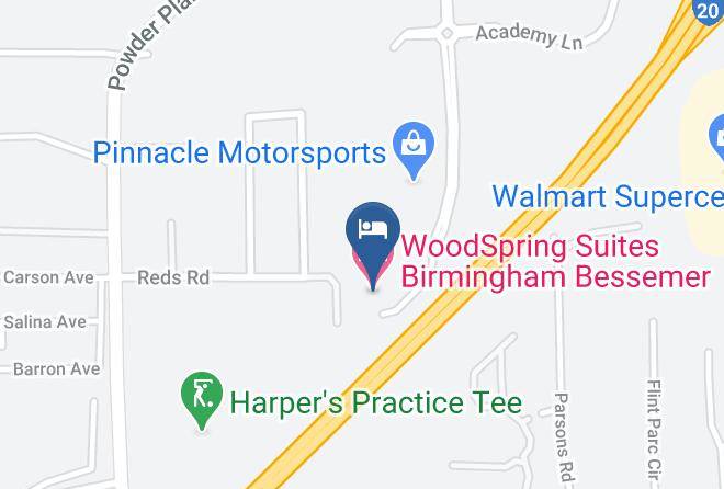 Jefferson - Woodspring Suites Birmingham Bessemer Maps