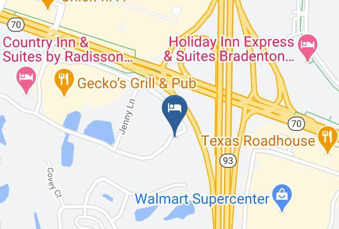 Manatee - Woodspring Suites Bradenton Maps