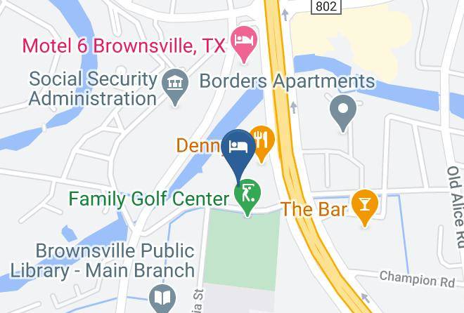 Woodspring Suites Brownsville Map