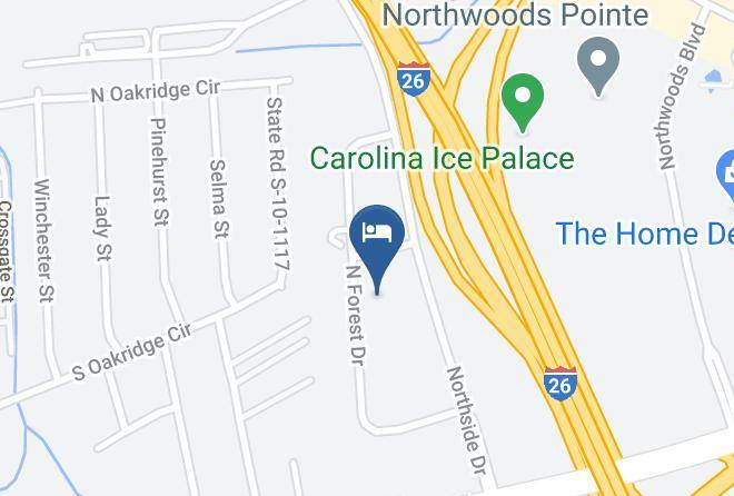Charleston - Woodspring Suites Charleston Ashley Phosphate Maps