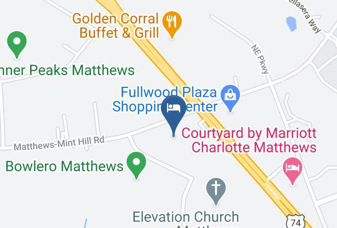 Mecklenburg - Woodspring Suites Charlotte Matthews Maps
