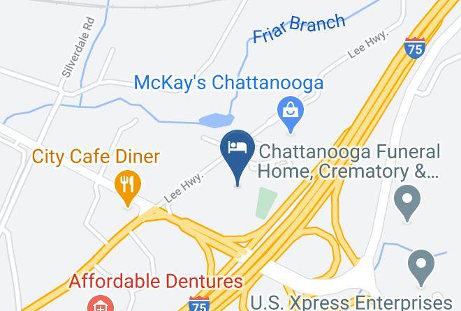 Hamilton - Woodspring Suites Chattanooga Maps