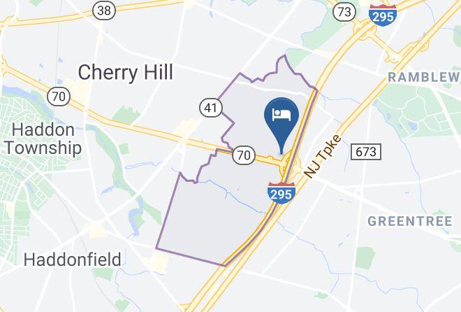Woodspring Suites Cherry Hill Map