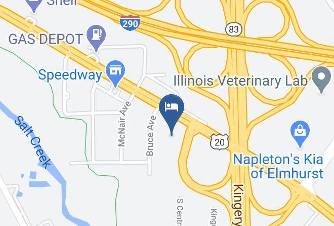 Dupage - Woodspring Suites Chicago Addison Maps