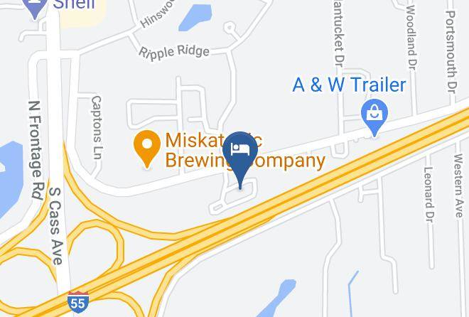 Dupage - Woodspring Suites Chicago Darien Maps