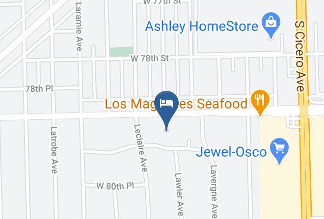 Cook - Woodspring Suites Chicago Midway Maps