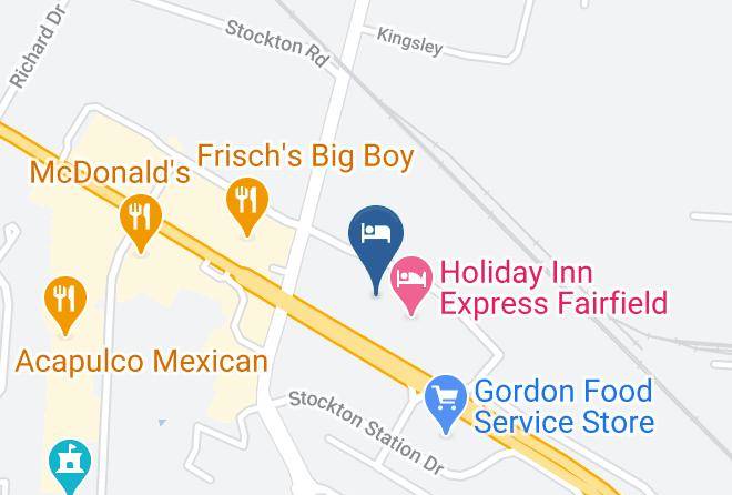 Woodspring Suites Cincinnati Fairfield Map