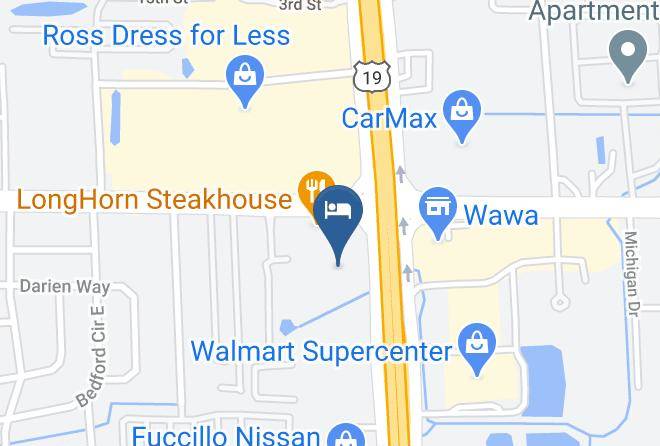 Pinellas - Woodspring Suites Clearwater Maps